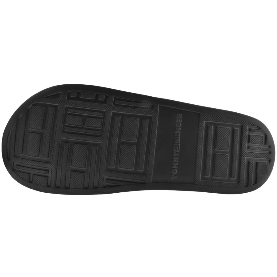 Tommy Hilfiger Rubber Flag Pool Sliders Black Mainline Menswear Canada